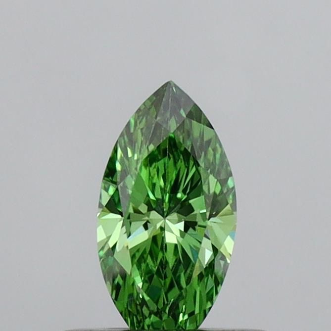 0.33 CT Fancy Vivid Green MARQUISE
