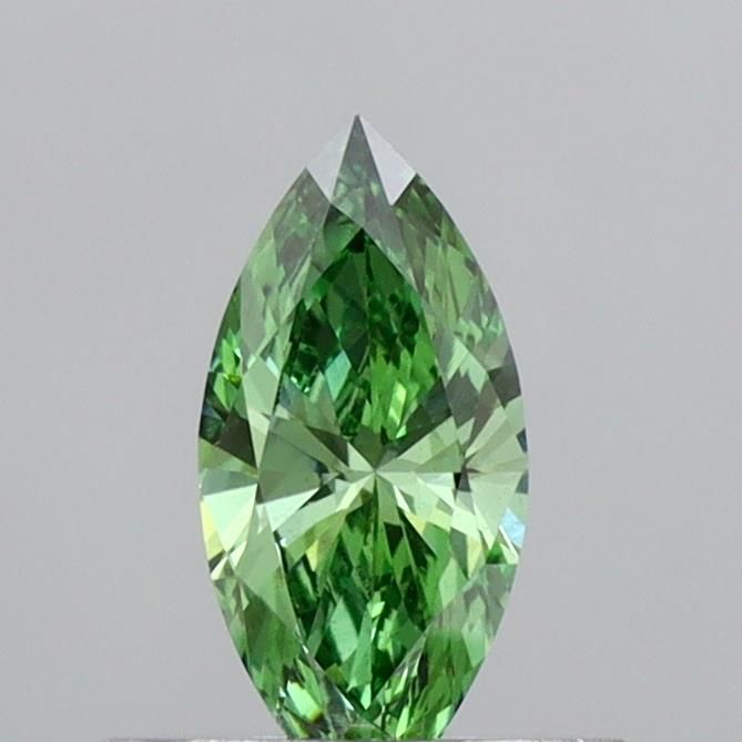 0.39 CT Fancy Vivid Green MARQUISE