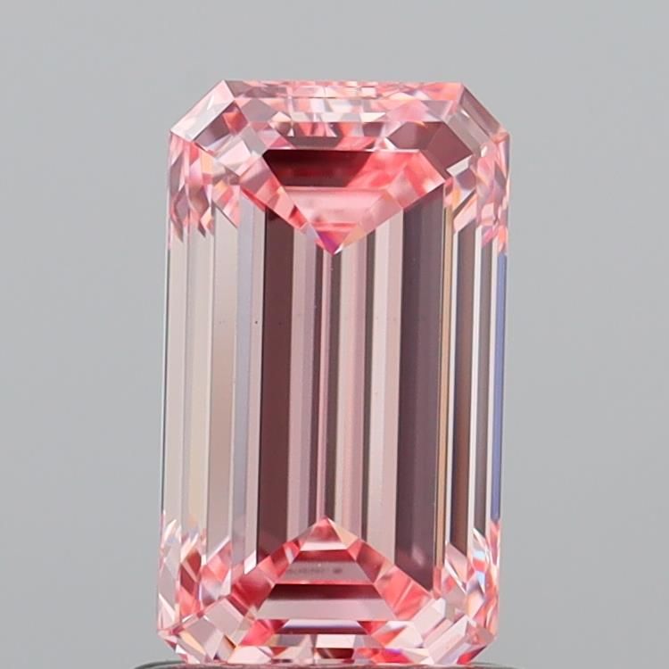 1.56 CT Fancy Vivid Pink EMERALD