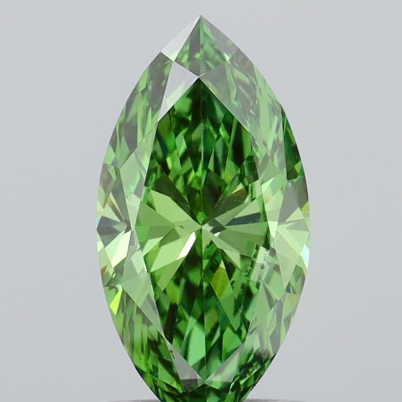 1.0 CT Fancy Vivid Green MARQUISE