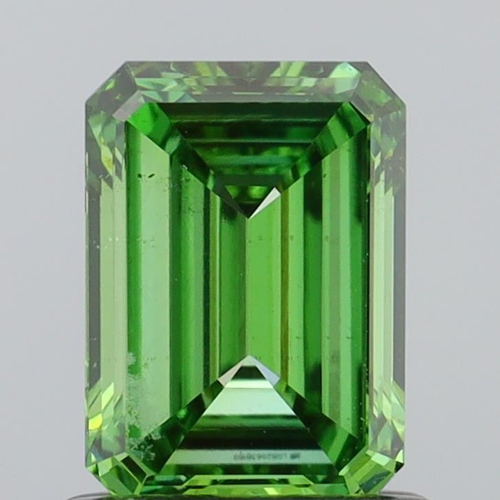 1.01 CT Fancy Vivid Green EMERALD