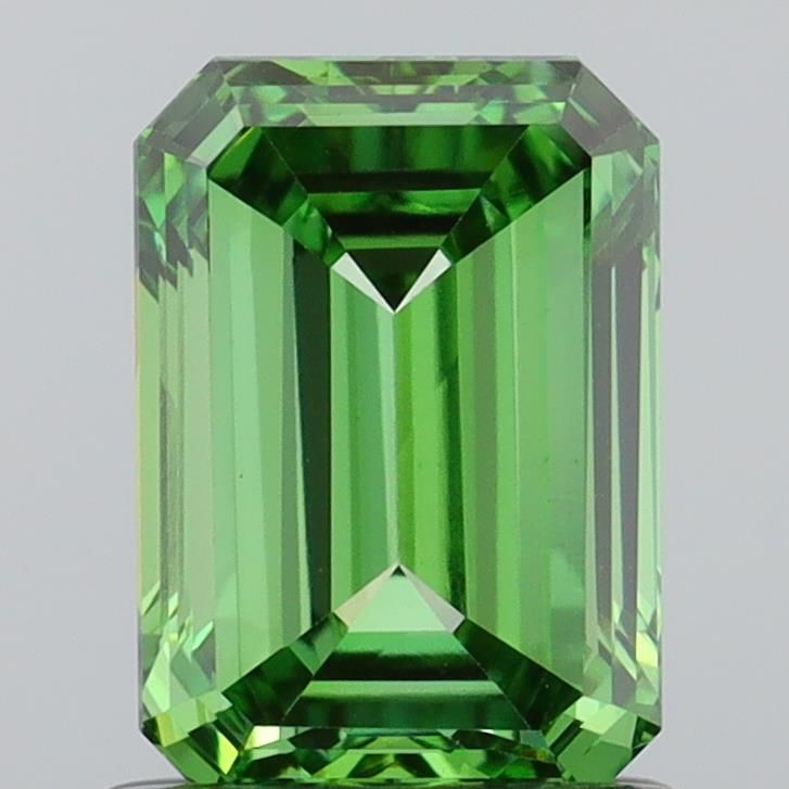 1.24 CT Fancy Vivid Green EMERALD