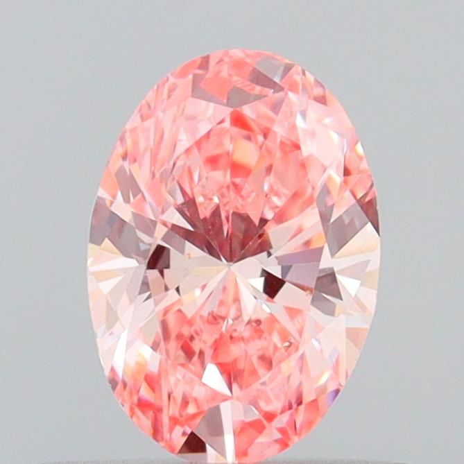 0.53 CT Fancy Vivid Pink OVAL