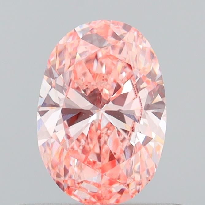 0.57 CT Fancy Vivid Pink OVAL