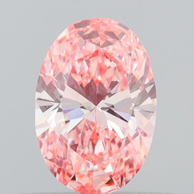 0.52 CT Fancy Vivid Pink OVAL