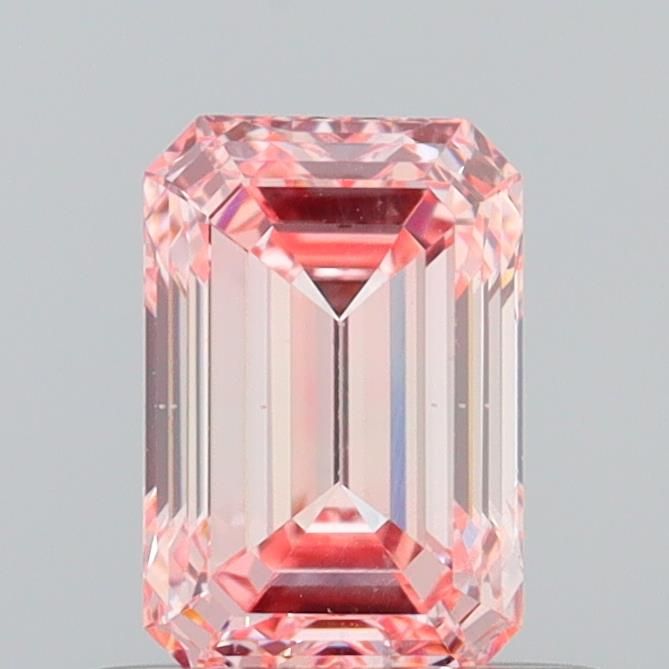 0.69 CT Fancy Vivid Pink EMERALD