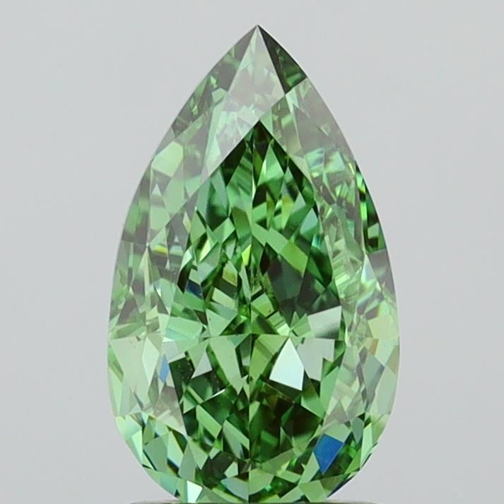 1.77 CT Fancy Vivid Blue PEAR