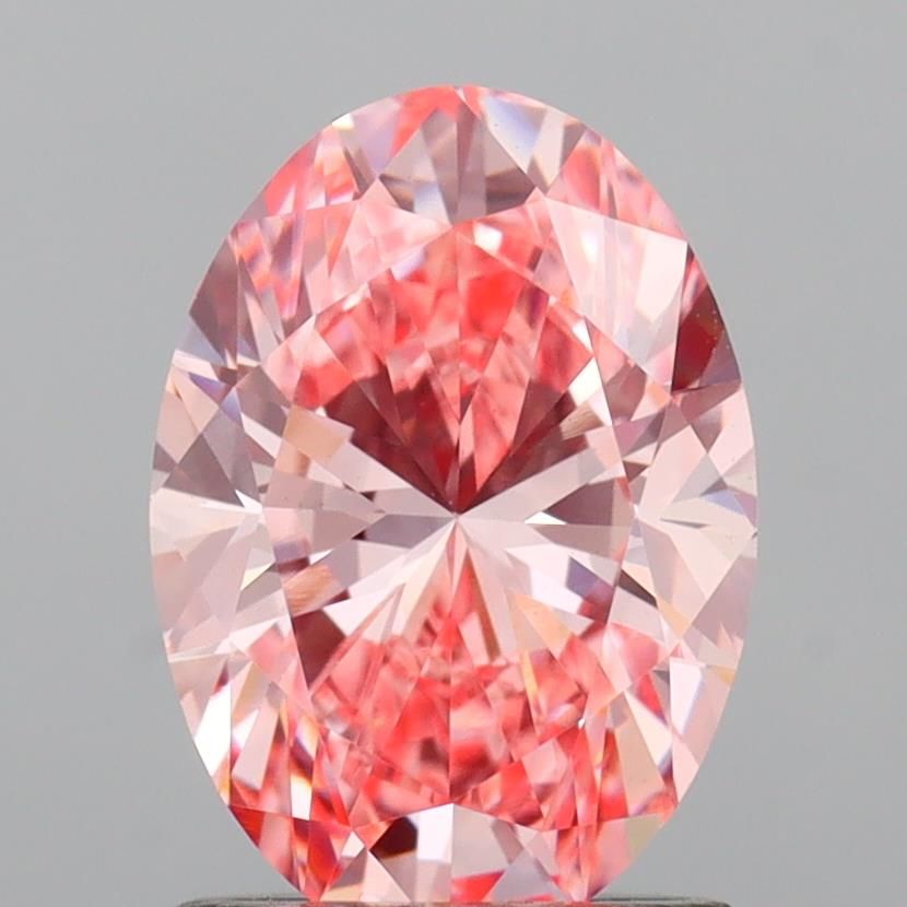 1.53 CT Fancy Vivid Pink OVAL