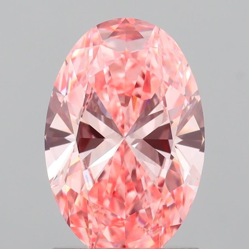 1.54 CT Fancy Vivid Pink OVAL