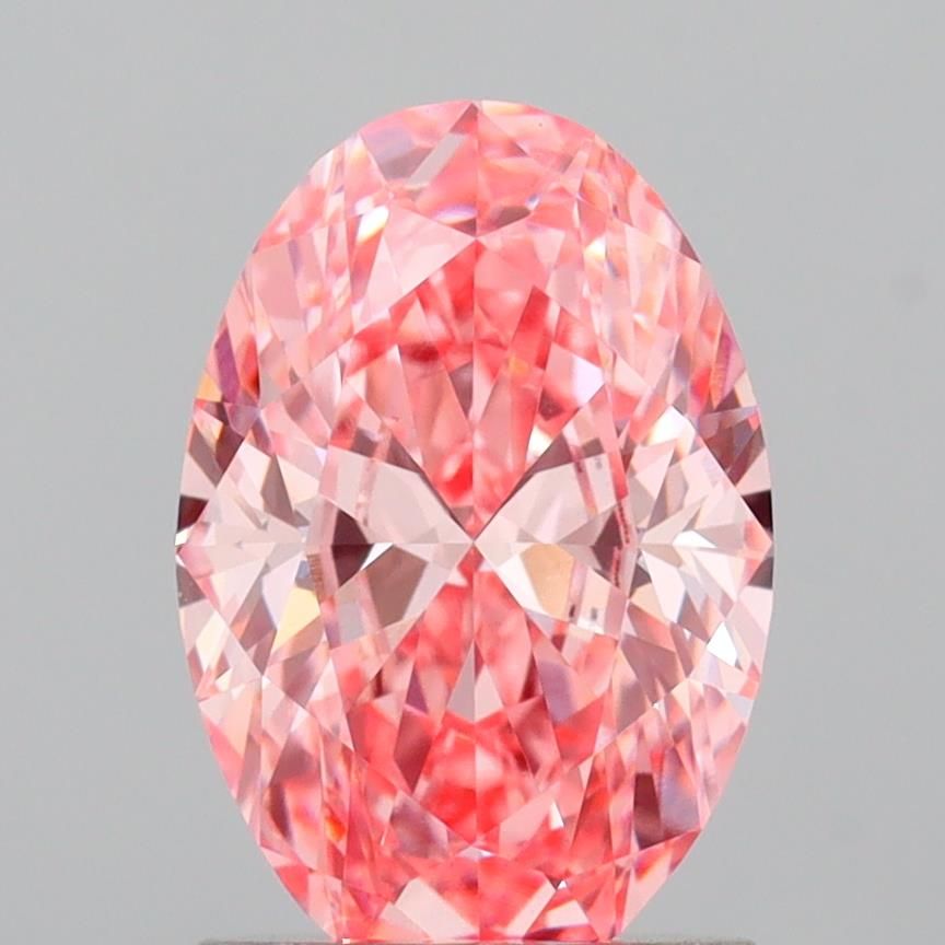 1.59 CT Fancy Vivid Pink OVAL