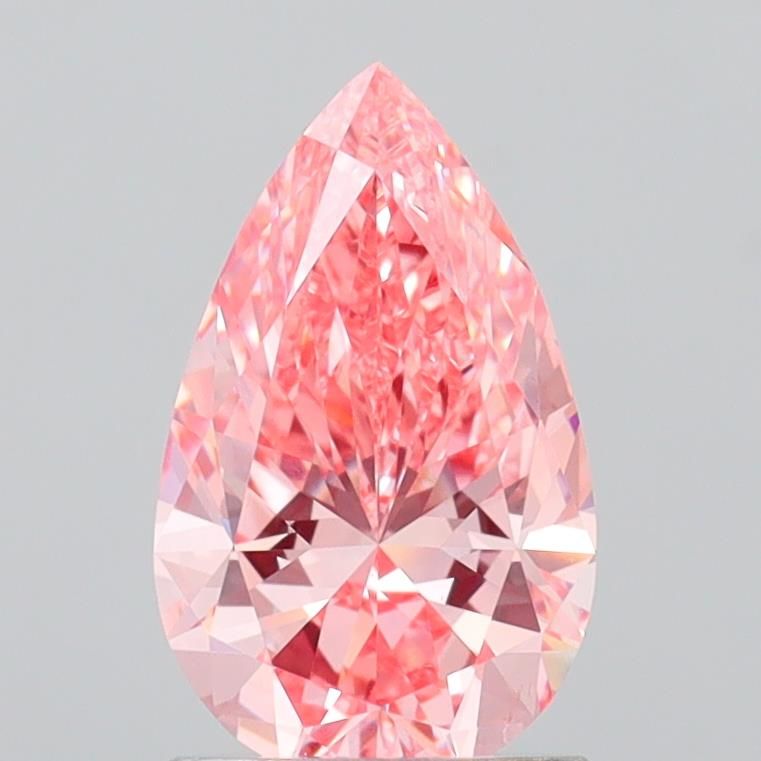 1.54 CT Fancy Vivid Pink PEAR