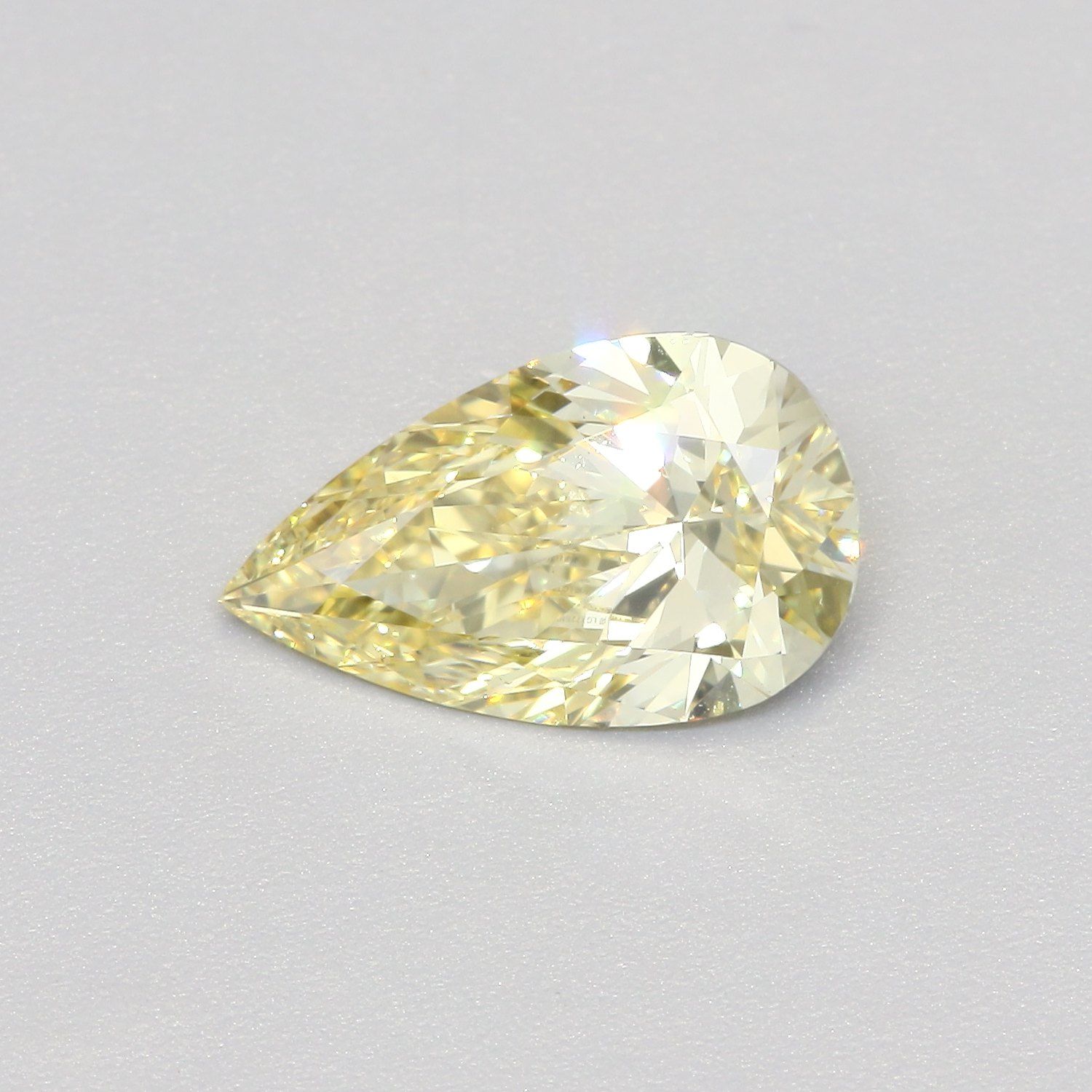1.0 CT Fancy Intense Yellow PEAR