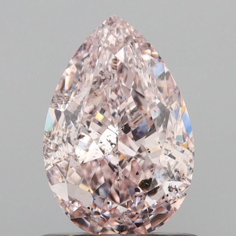 Diament 1.01 ct Fancy Light Brown Pink/I1