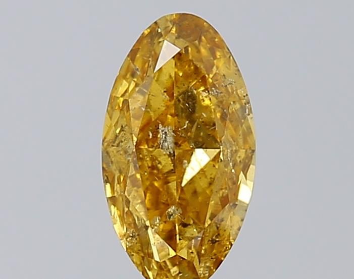 Diament 1.0 ct Fancy Brownish Orangey Yellow/I2