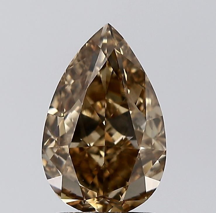 Diament 2.01 ct Fancy Yellow Brown/VVS2