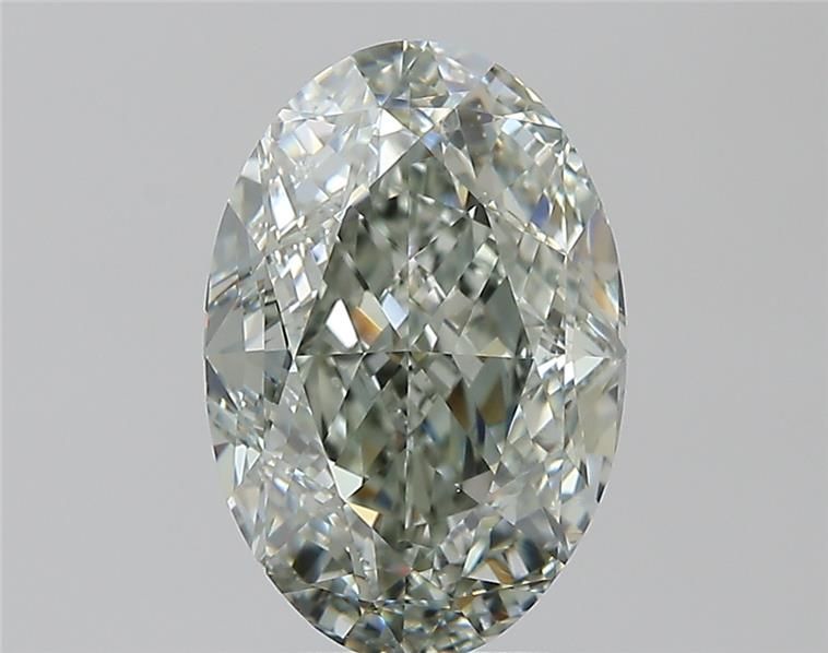 Diament 4.0 ct Fancy Grayish Yellowish Green/VS1