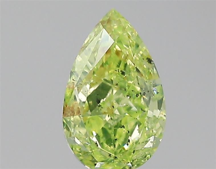 Diament 0.51 ct Fancy Intense Yellow Green/I1