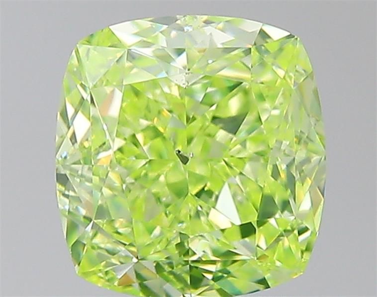 Diament 1.73 ct Fancy Intense Yellow Green/SI2