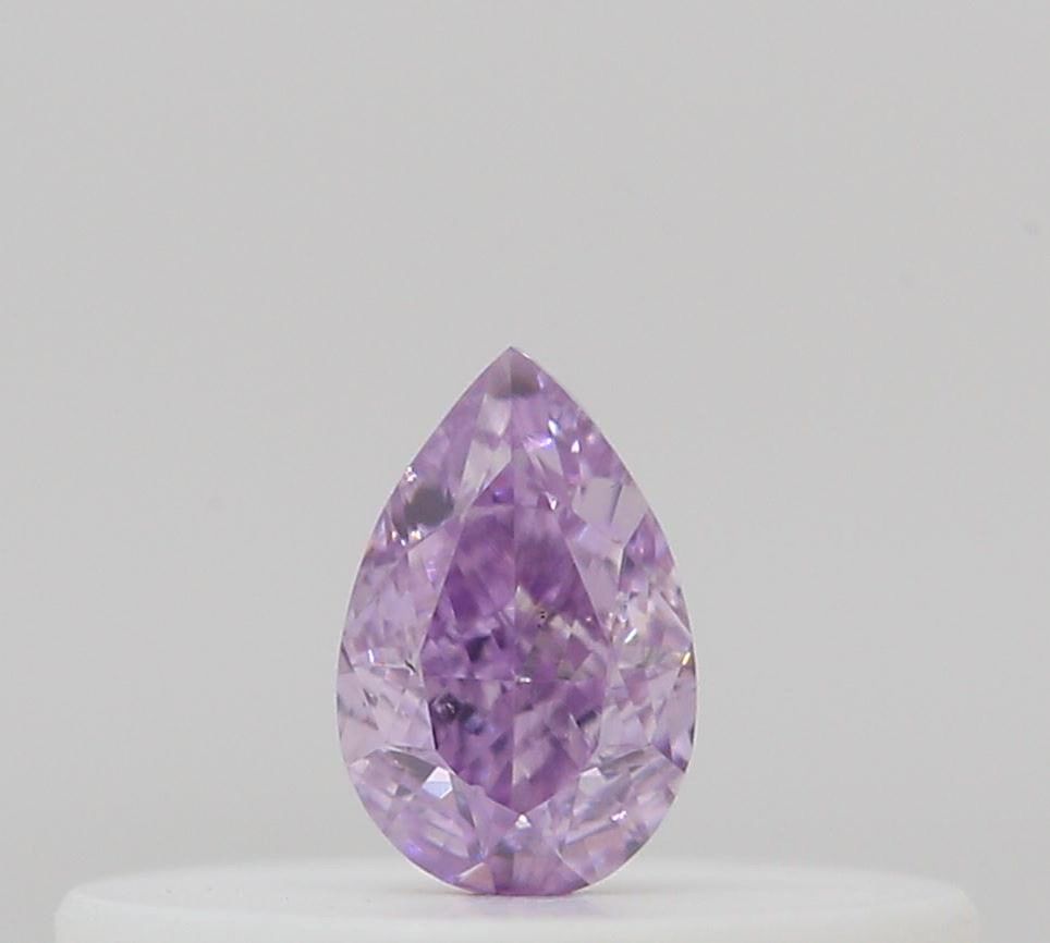 Diament 0.1 ct Fancy Intense Pinkish Purple/