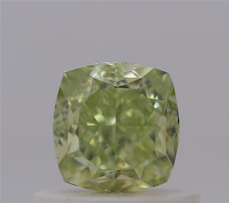 Diament 0.64 ct Fancy Intense Yellow Green/VS2