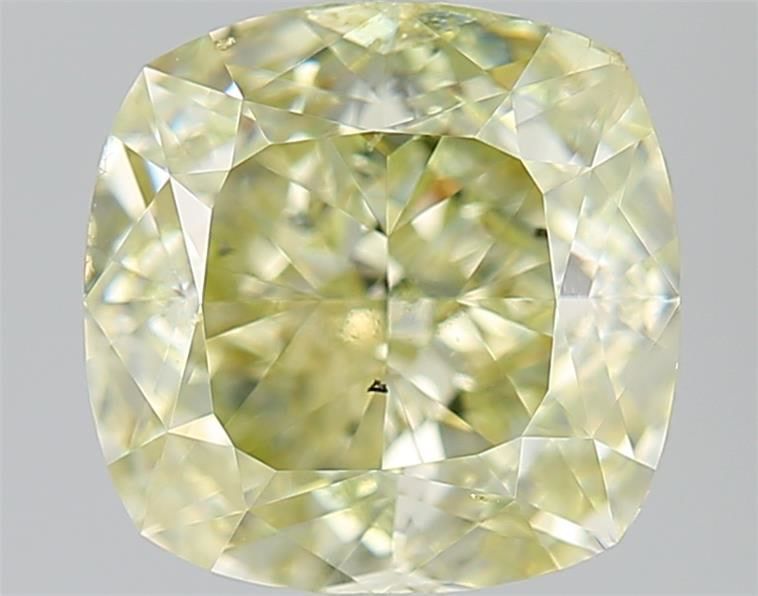 Diament 2.22 ct Fancy Yellow Green/SI2