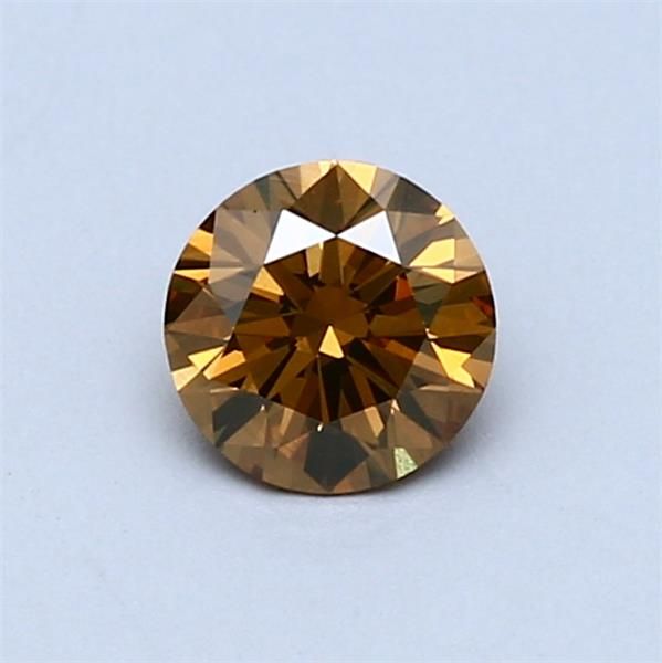 Diament 0.53 ct Fancy Deep Brown Yellow/VS1