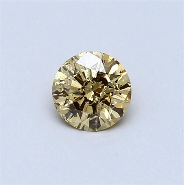 Diament 0.34 ct Fancy Deep Brownish Orangy Yellow/I1
