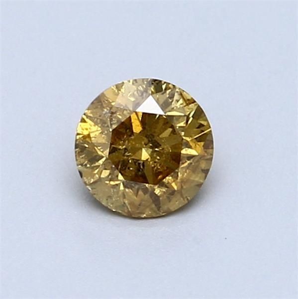 Diament 0.5 ct Fancy Yellowish Orange/I1