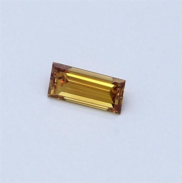 Diament 0.15 ct Fancy Deep Orangey Yellow/VS1