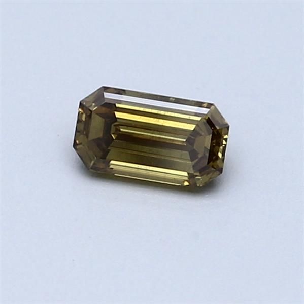 Diament 0.36 ct Fancy Deep Greenish Yellow/VS2