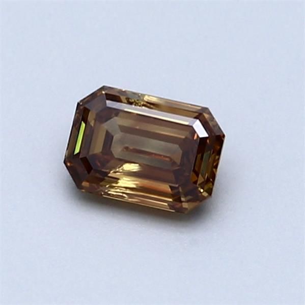 Diament 0.5 ct Fancy Deep Brown Orangey Yellow/SI2
