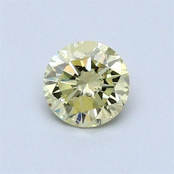 Diament 0.54 ct Fancy Light Greenish Yellow/I1
