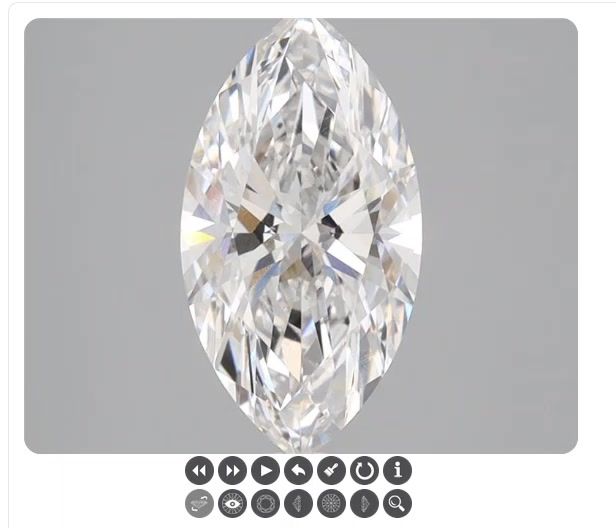 2.01 ct. marquise Lab Grown Diamond front image