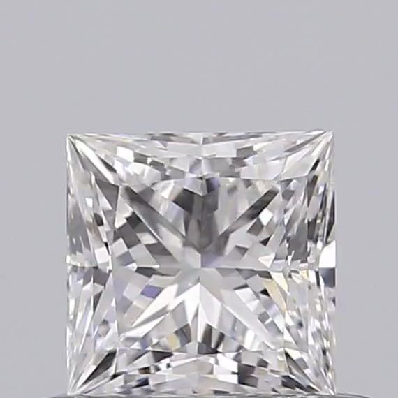 0.47 ct lab-grown Princess Diamond