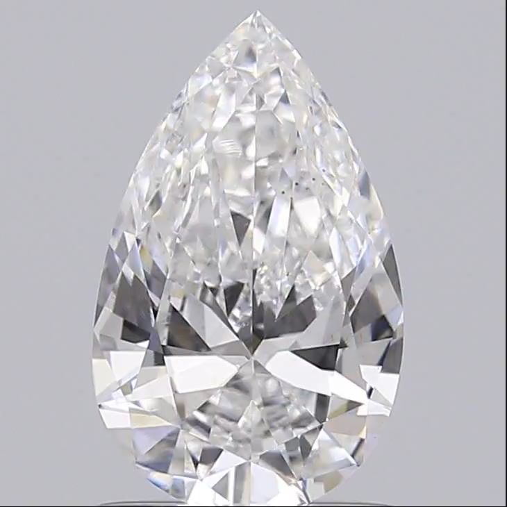 0.78 ct lab-grown Pear Diamond
