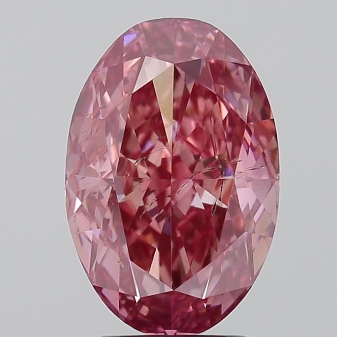 3.57 ct lab-grown Oval Diamond
