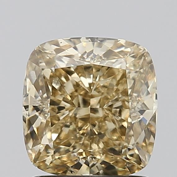1.52 CT Fancy Yellow CUSHION MODIFIED