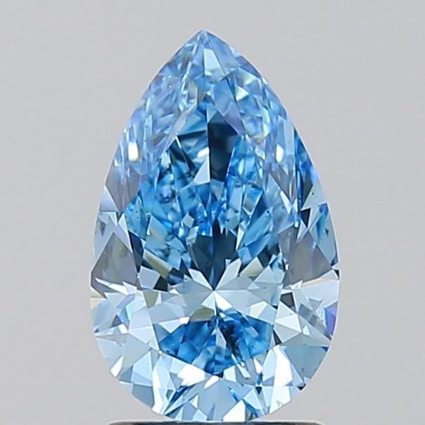 1.51 CT Fancy Vivid Blue PEAR