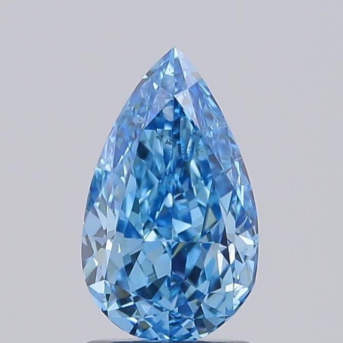 1.53 CT Fancy Vivid Blue PEAR