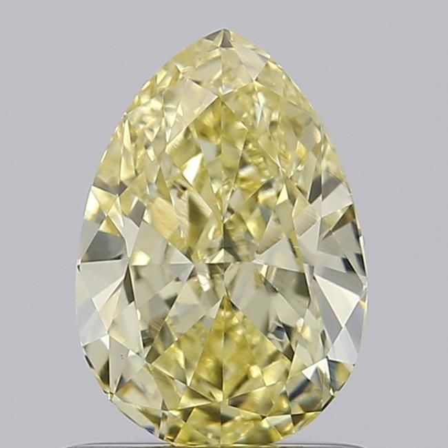 0.92 CT Fancy Intense Yellow PEAR