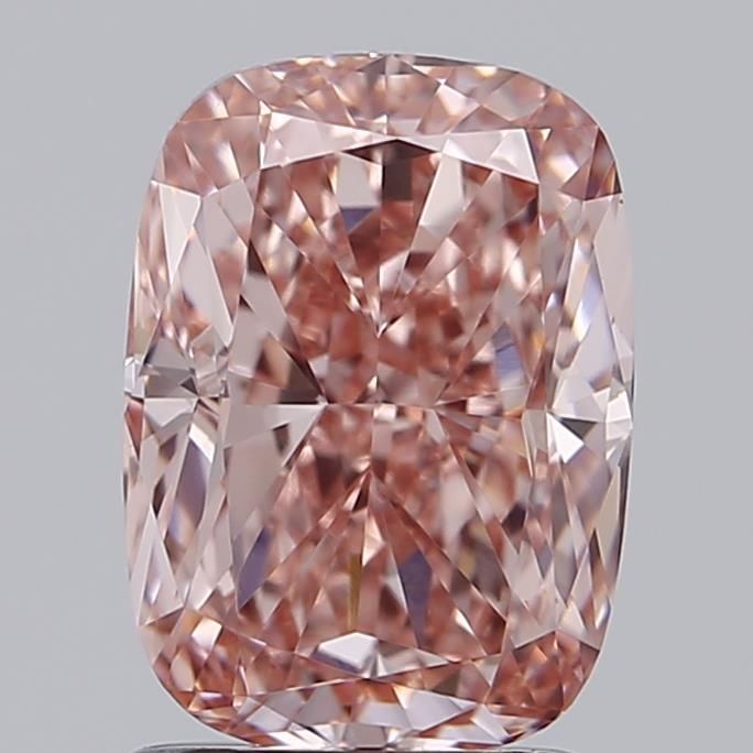 2.01 CT Fancy Vivid Pink CUSHION MODIFIED