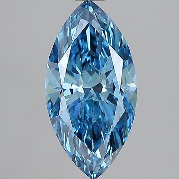 1.5 CT Fancy Vivid Blue MARQUISE