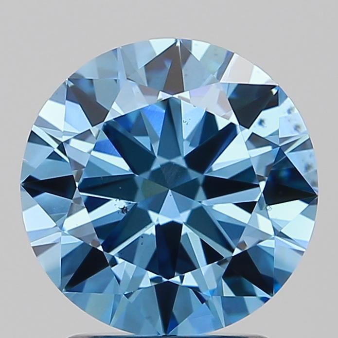1.92 CT Fancy Vivid Blue ROUND