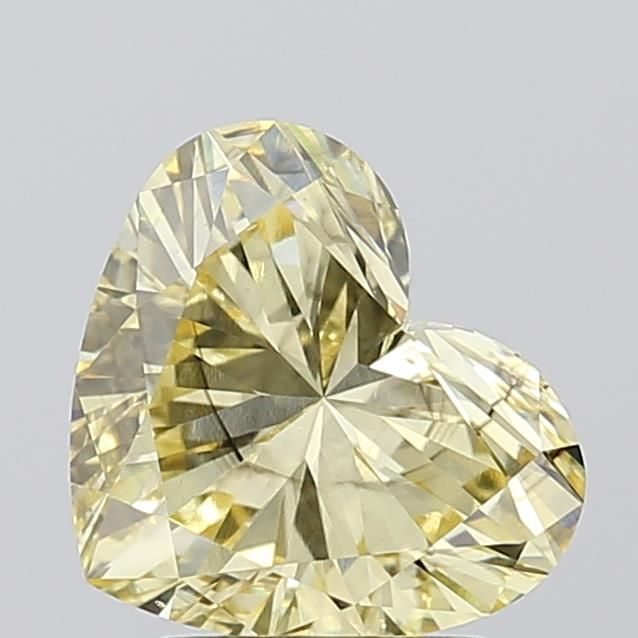 2.0 CT Fancy Intense Yellow HEART