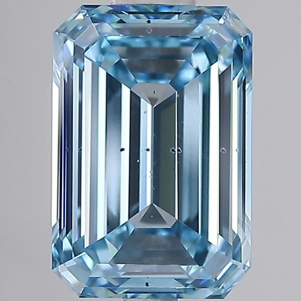 3.01 CT Fancy Vivid Blue EMERALD