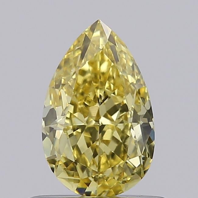 0.71 CT Fancy Intense Yellow PEAR