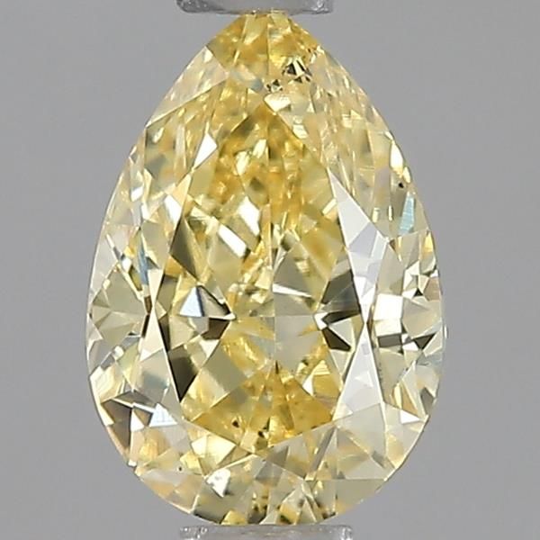 0.86 CT Fancy Intense Yellow PEAR