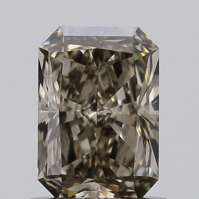 0.82 CT Fancy Yellowish Gray RADIANT