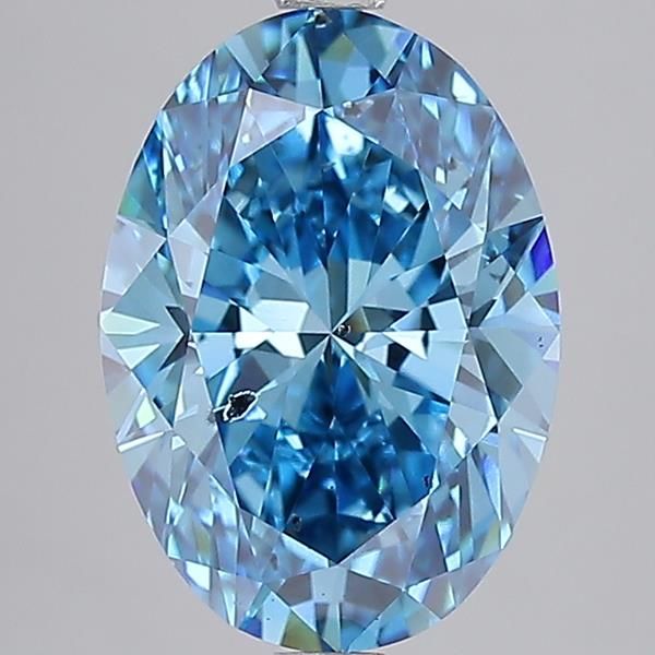 3.52 ct lab-grown Oval Diamond