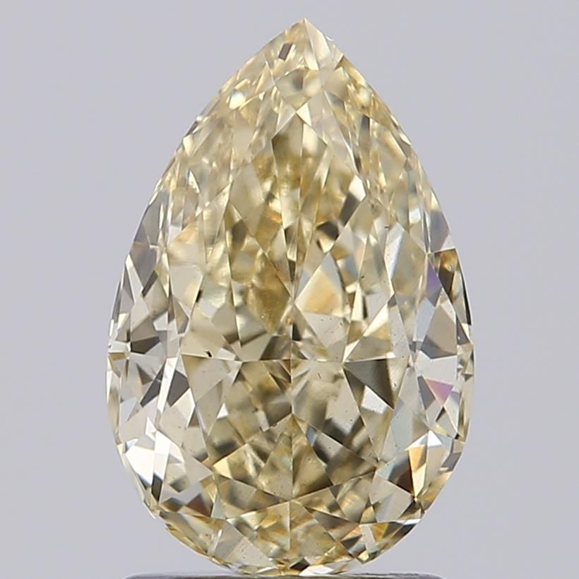 1.59 CT Fancy Yellow PEAR